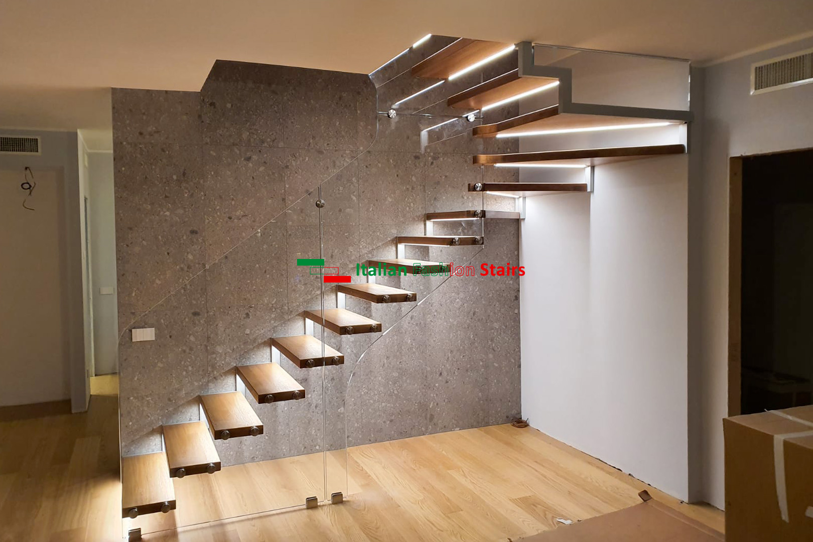 scale monolitiche con led